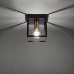 Paul Neuhaus Plafondlamp Fabio - 1 Lichts - 15 X20 Cm - Zwart 7 Paul Neuhaus Plafondlamp Fabio - 1 Lichts - 15 X20 Cm - Zwart -Leen Bakker 1000047676 0103