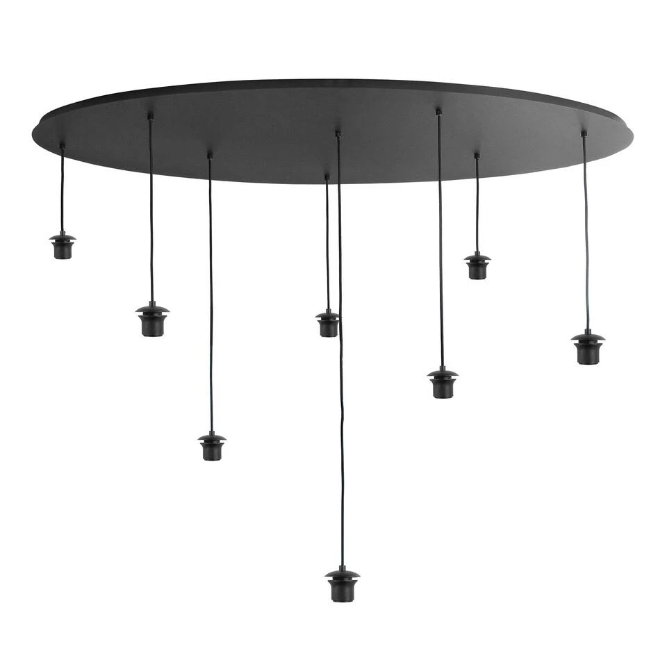 Highlight Plafondplaat 8 - 8 Lichts - 140 X130 Cm - Zwart 1 Highlight Plafondplaat 8 - 8 Lichts - 140 X130 Cm - Zwart