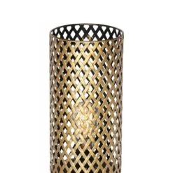 Freelight Vloerlamp Cestino - 1 Lichts - 22 X165 Cm - Zwart - Goud -Leen Bakker 1000047756 0102