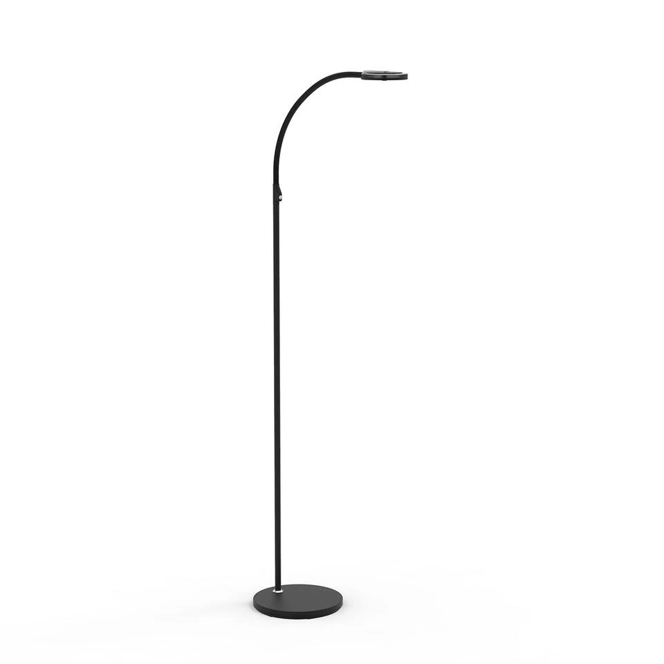 Steinhauer Vloerlamp Turound - 1 Lichts - 45x145 Cm - Zwart 1 Steinhauer Vloerlamp Turound - 1 Lichts - 45x145 Cm - Zwart