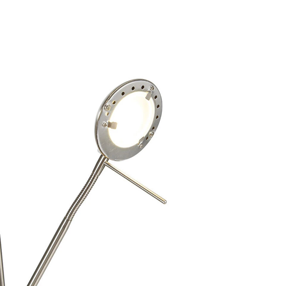 Highlight Vloerlamp New - 2 Lichts - 25 X180 Cm - Mat-chroom 4 Highlight Vloerlamp New - 2 Lichts - 25 X180 Cm - Mat-chroom - Afbeelding 4