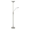 Highlight Vloerlamp New - 2 Lichts - 25 X180 Cm - Mat-chroom