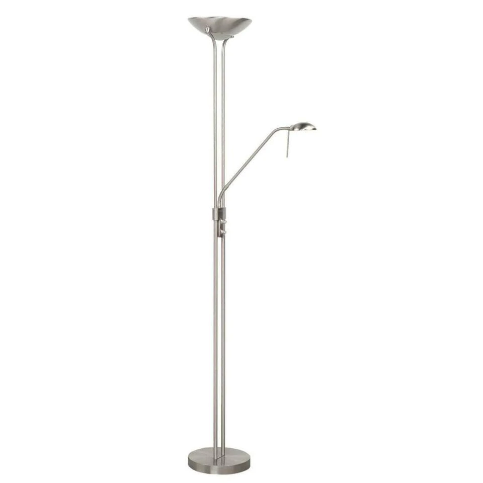 Highlight Vloerlamp New - 2 Lichts - 25 X180 Cm - Mat-chroom 1 Highlight Vloerlamp New - 2 Lichts - 25 X180 Cm - Mat-chroom