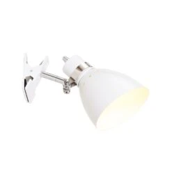 Steinhauer Spot Klemspot - 1 Lichts - 23x23 Cm - Wit