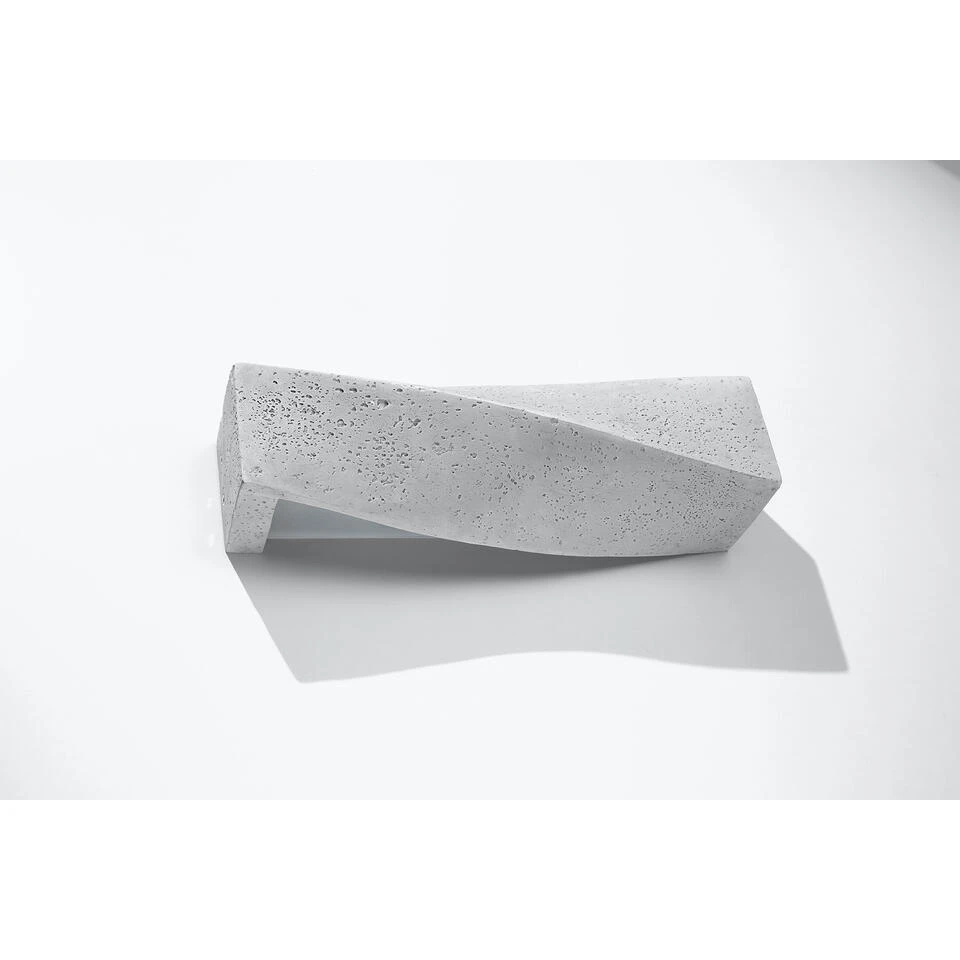 Sollux Wandlamp Sigma - 2 Lichts - 14 X10 Cm - Grijs 2 Sollux Wandlamp Sigma - 2 Lichts - 14 X10 Cm - Grijs - Afbeelding 2