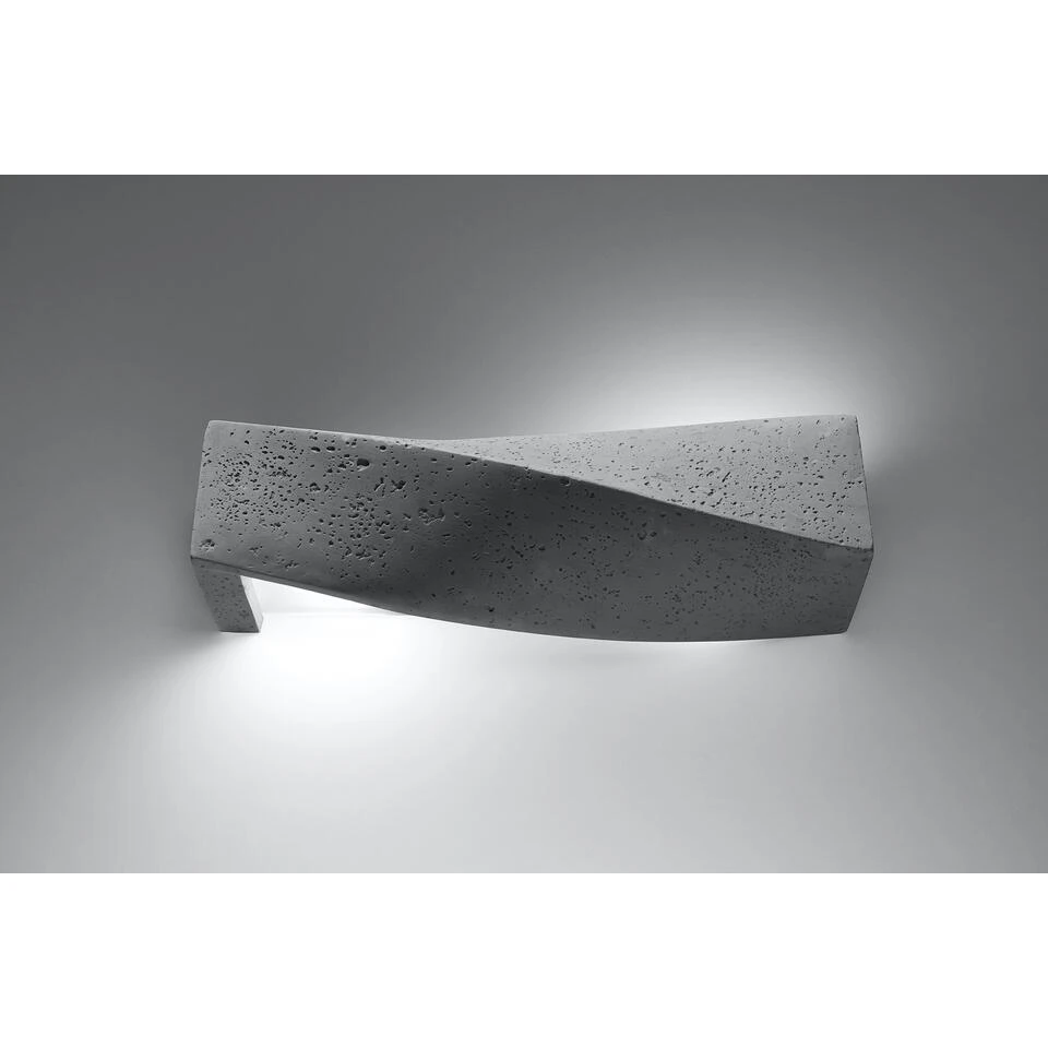 Sollux Wandlamp Sigma - 2 Lichts - 14 X10 Cm - Grijs 3 Sollux Wandlamp Sigma - 2 Lichts - 14 X10 Cm - Grijs - Afbeelding 3