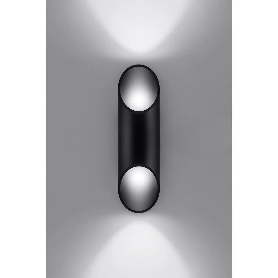 Sollux Wandlamp Penne - 1 Lichts - 12 X30 Cm - Zwart 3 Sollux Wandlamp Penne - 1 Lichts - 12 X30 Cm - Zwart - Afbeelding 3