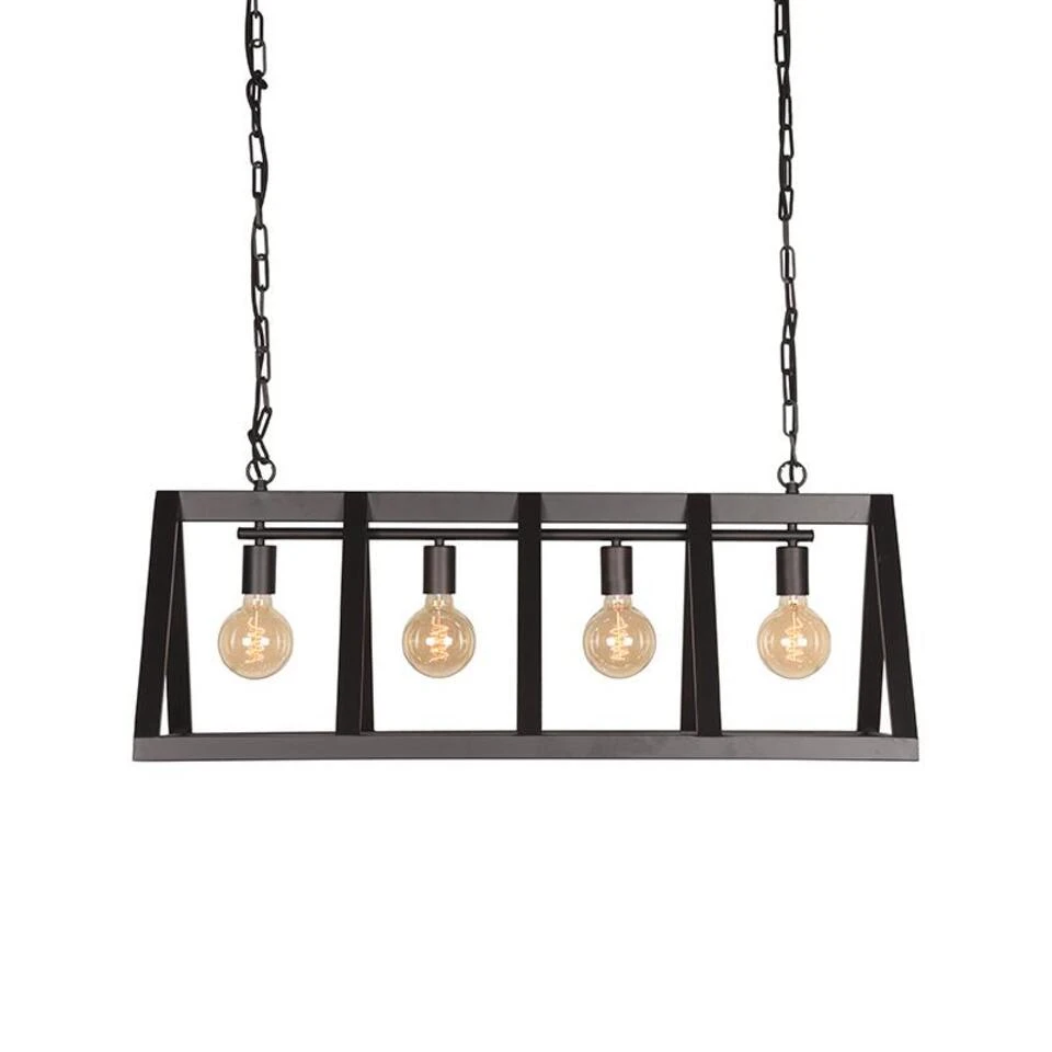 LABEL51 Hanglamp Roof - Zwart - Metaal 2 LABEL51 Hanglamp Roof - Zwart - Metaal - Afbeelding 2