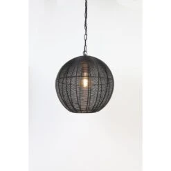 Hanglamp Amarah - Zwart - Ø40cm 6 Hanglamp Amarah - Zwart - Ø40cm -Leen Bakker 1000049877 0110