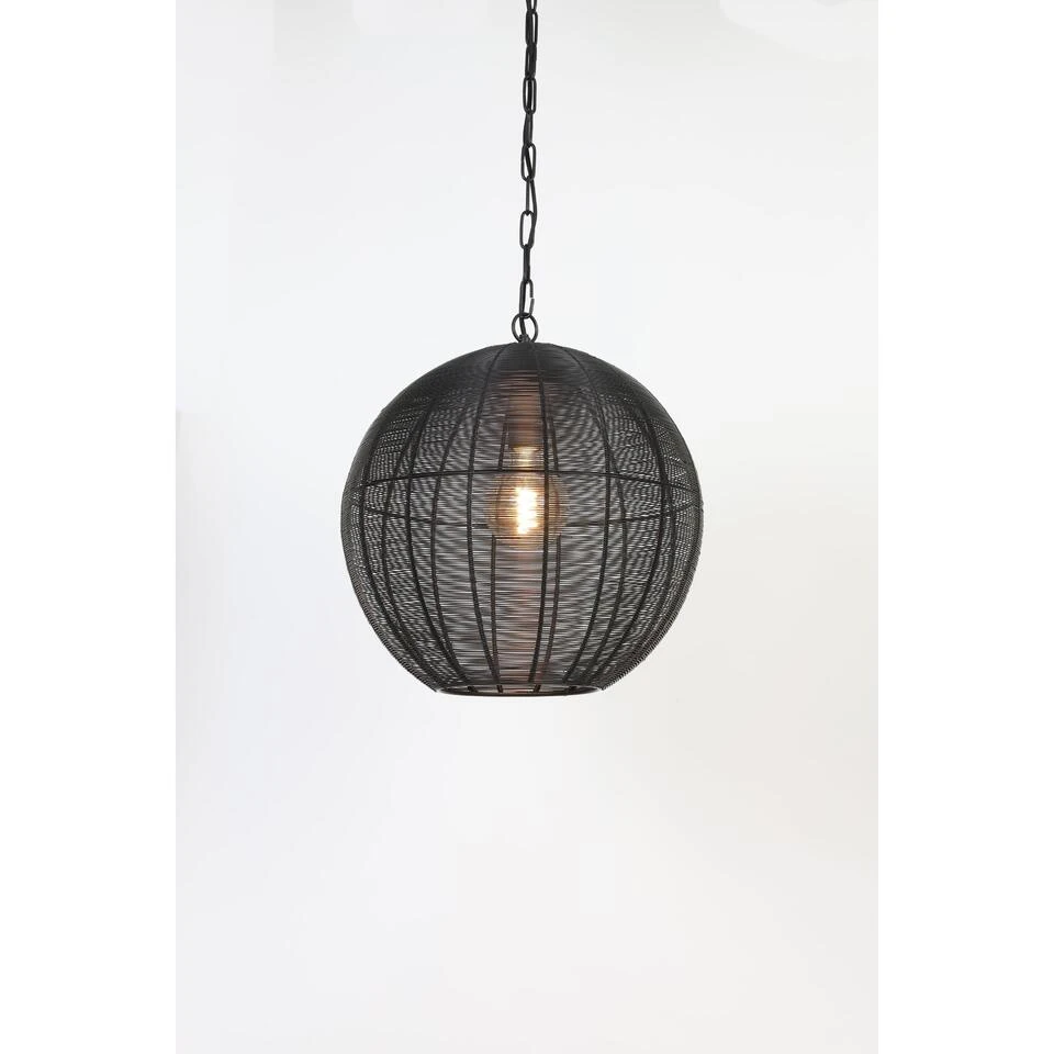Hanglamp Amarah - Zwart - Ø40cm 3 Hanglamp Amarah - Zwart - Ø40cm - Afbeelding 3