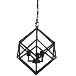 Hanglamp Drizella - Zwart - Ø46cm - 3L