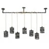 Hoyz - Industriele Hanglamp - 7 Lampen - Twist Wikkel - XL