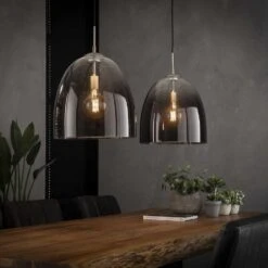 Hoyz - Hanglamp Shaded - 2x Ø40 - Ovaal - Glas -Leen Bakker 1000051741 0102