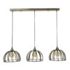 Giga Meubel Hanglamp 3-Lichts - Ø32cm - Antiek Nikkel - Aluminium