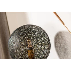 Giga Meubel Tafellamp 1-Lichts - Zwart - Metaal - Ø30cm - Lamp Rose -Leen Bakker 1000052647 0103