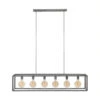 Giga Meubel Hanglamp 6-Lichts - Metalen Frame - Lamp 45 Graden Buis