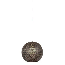 Giga Meubel Hanglamp 1-Lichts - Zwart - Staal - Ø30cm - Lamp Donald
