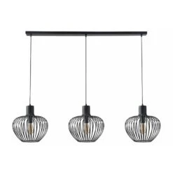 Freelight Hanglamp Arraffone - 3 Lichts - 140 X150 Cm - Zwart