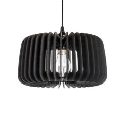 Blij Design Hanglamp Boston - 1 Lichts - 30 X135 Cm - Zwart