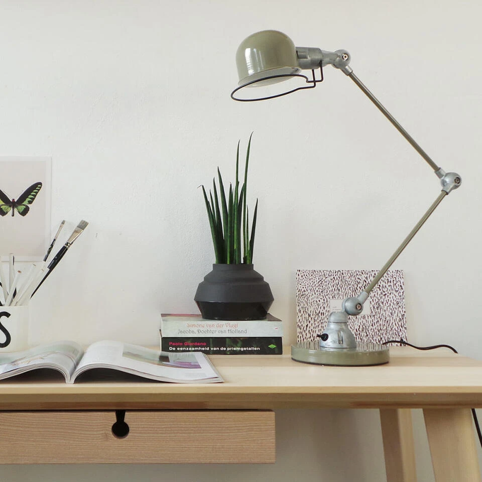 Mexlite Tafellamp Davin - 1 Lichts - 16x68 Cm - Groen 3 Mexlite Tafellamp Davin - 1 Lichts - 16x68 Cm - Groen - Afbeelding 3