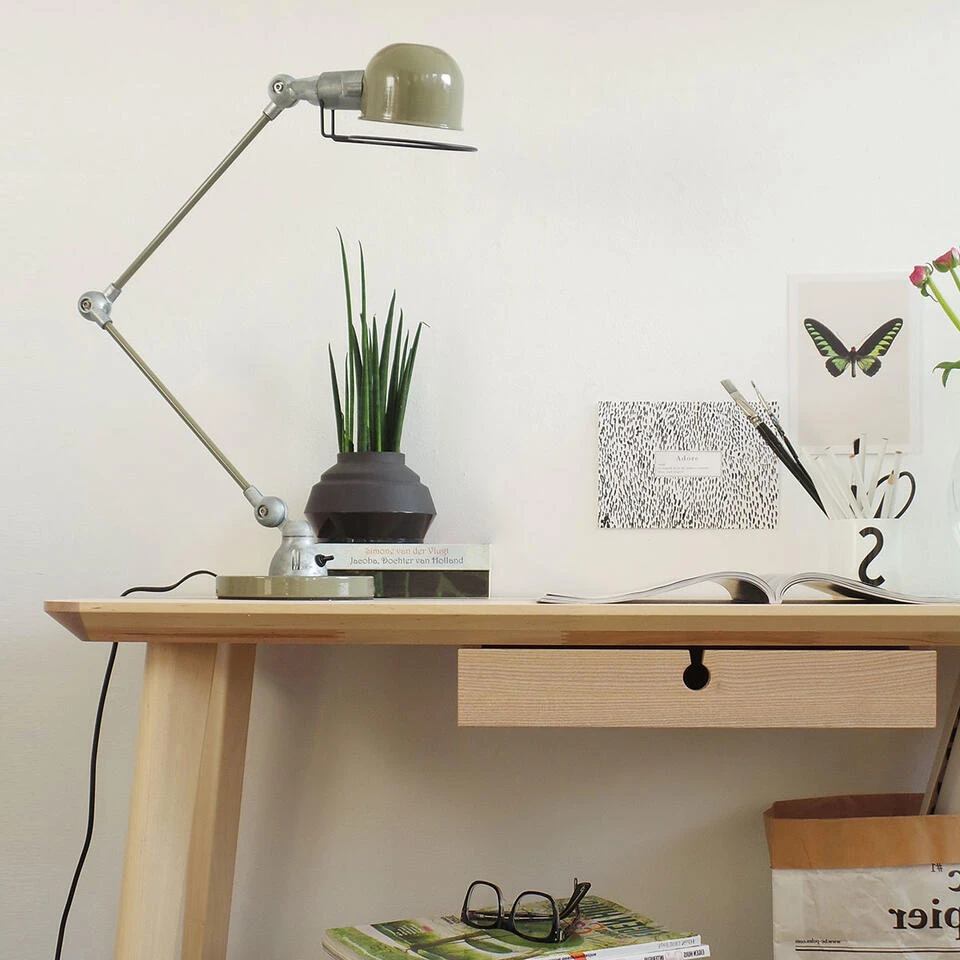 Mexlite Tafellamp Davin - 1 Lichts - 16x68 Cm - Groen 4 Mexlite Tafellamp Davin - 1 Lichts - 16x68 Cm - Groen - Afbeelding 4