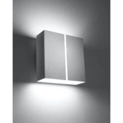 Sollux Wandlamp Linea - 2 Lichts - 9 X18 Cm - Wit 6 Sollux Wandlamp Linea - 2 Lichts - 9 X18 Cm - Wit -Leen Bakker 1000053981 0102