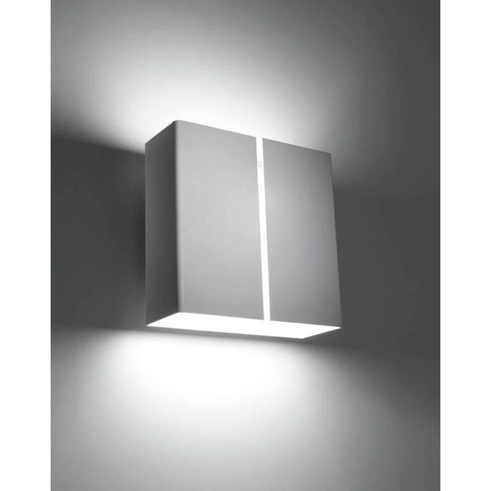 Sollux Wandlamp Linea - 2 Lichts - 9 X18 Cm - Wit 3 Sollux Wandlamp Linea - 2 Lichts - 9 X18 Cm - Wit - Afbeelding 3
