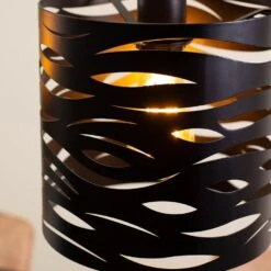 Industriële Hanglamp Freckle 2-lichts Zwart - 24x24x140 Cm - Metaal - Zwart -Leen Bakker 1000056595 0103