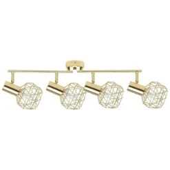 Beliani Muurlamp CHENAB - Goud Metaal