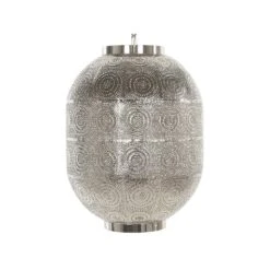 Beliani Hanglamp MARINGA - Zilver Metaal