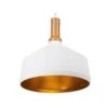 Beliani Hanglamp SEPIK - Wit Aluminium