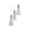 Beliani Hanglamp TICINO - Wit Aluminium