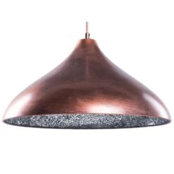 Beliani Hanglamp ISKAR - Koper Metaal