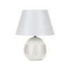 Beliani Tafellamp SADO - Wit Keramiek
