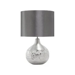 Beliani Bedlamp YAKIMA - Grijs Porselein