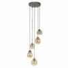 Hoyz - Hanglamp 5L Getrapt Mix Gold / Oud Zilver