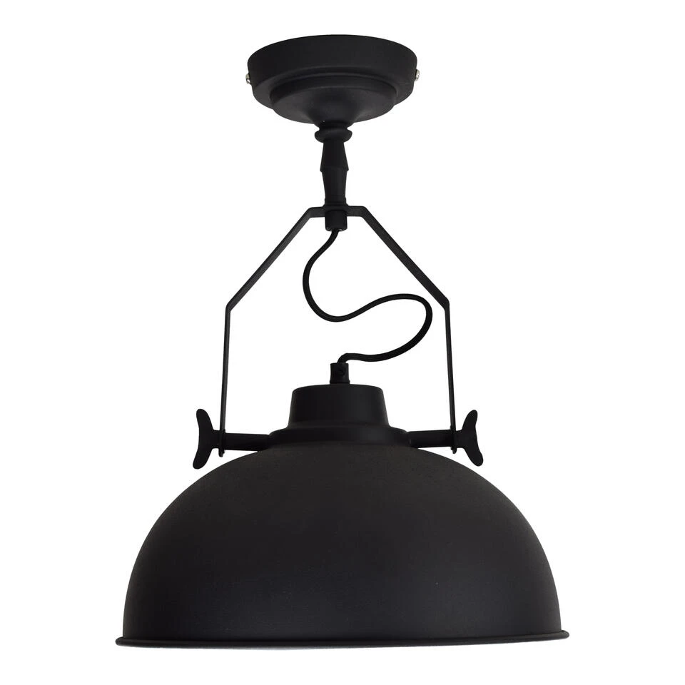 Plafondlamp Urban Ø30 Cm Vintage Black 2 Plafondlamp Urban Ø30 Cm Vintage Black - Afbeelding 2