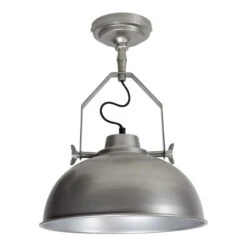 Plafondlamp Urban Ø30 Cm Antique Zink