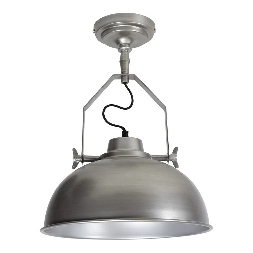 Plafondlamp Urban Ø30 Cm Antique Zink 1 Plafondlamp Urban Ø30 Cm Antique Zink