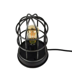 Tafellamp Barn Ø12 X 22 Vintage Black