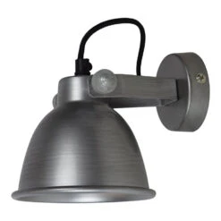 Wandlamp Industrial Ø12cm Antique Zink
