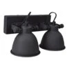 Wandlamp Industrial Double Vintage Black