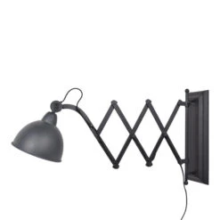 Wandlamp Harmonica XL Zwart Ø20