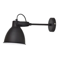Wandlamp Dock ø17cm. Vintage Black