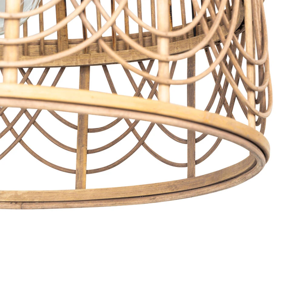 QAZQA Oosterse Hanglamp Rotan 44 Cm - Michelle 4 QAZQA Oosterse Hanglamp Rotan 44 Cm - Michelle - Afbeelding 4