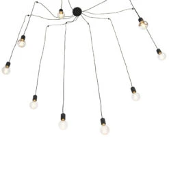QAZQA Design Hanglamp Zwart 9-lichts - Cavalux -Leen Bakker 1000061841 0103