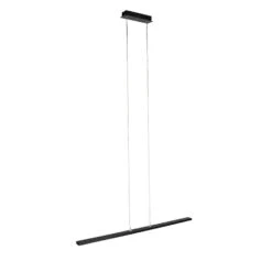 QAZQA Moderne Hanglamp Zwart 90 Cm Incl. LED - Banda -Leen Bakker 1000061843 0103