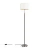 QAZQA Moderne Vloerlamp Wit Rond - VT 1