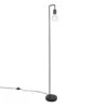 QAZQA Moderne Zwarte Vloerlamp - Facil