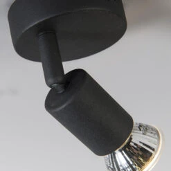 QAZQA Moderne Spot Zwart Kantelbaar - Jeany 1 -Leen Bakker 1000061917 0103